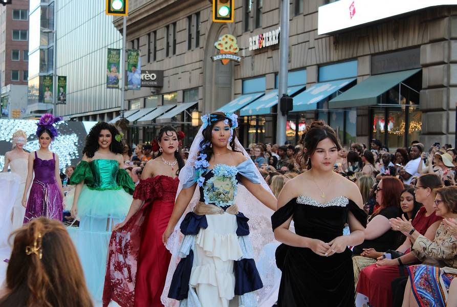 Fashion Talks Foundation's 'The Runway' in Playhouse Square.